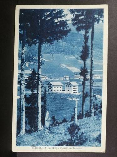 Cartolina folgaria pensione - folgaria,