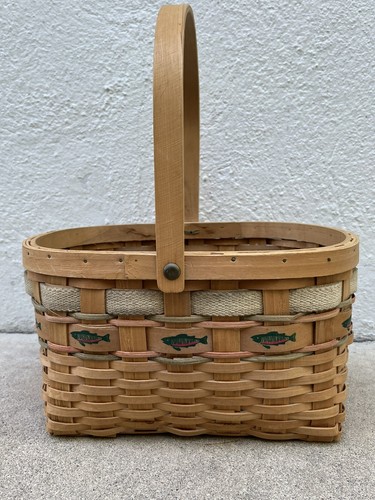 Cesto tessuto vintage - , manico