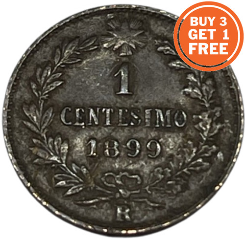 Centesimo italiano data - italiano, a
