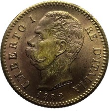 20 LIRE 1882 UMBERTO I MONETA