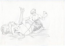 LEONE FROLLO - Bozzetto originale a matita 