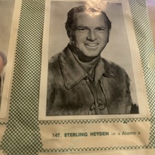 FIGURINA N. 147 ARTISTI DELLO SCHERMO ED. LAMPO 1955 OTTIMA DA RECUPERO