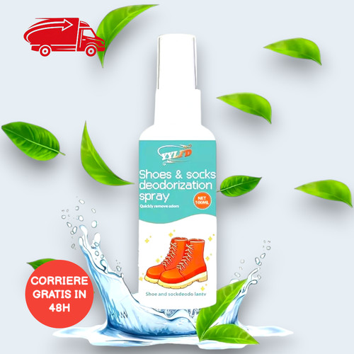 Spray deodorante scarpe