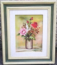 G. CAPEZZUOLI - VASO DI ROSE E