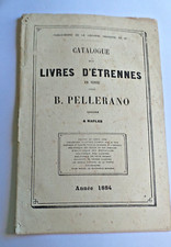 Catalogue LIVRES D'ETRENNES en vente chez B. PELLERANO librairie à NAPLES 1884