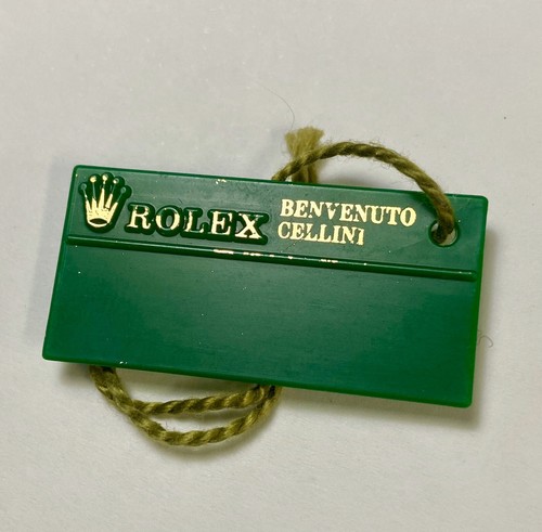 Rolex green tag hangtag - rolex,