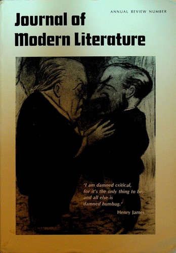 Journal modern literature - journal, of