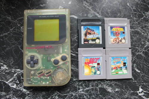 Nintendo game boy trasparente - nintendo,