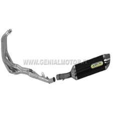 Scarico Completo Arrow Street Thunder Alluminio Nero Honda Cbr 600 F 2011 > 2013