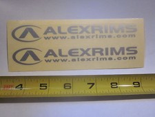 2 ADESIVI DECALCOMANIA 6" ALEX