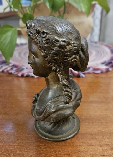 Busto ottone oro d - in,