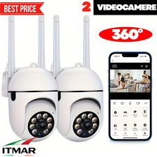 2X Videocamera Telecamera Wifi