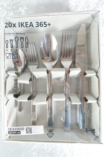 Posate inox modello ikea 365 - posate,