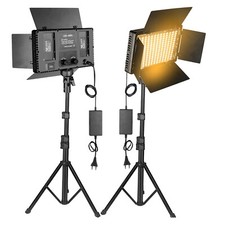 Luce video led 50W studio fotografico lampada pannello fotografico illuminazione con supporto