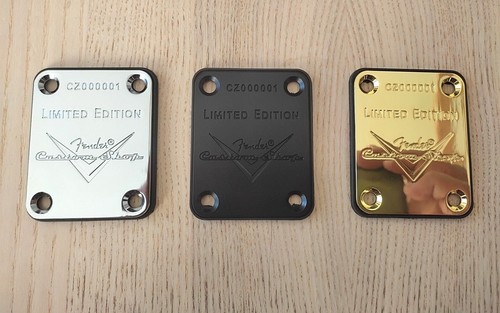 Neck plate fender custom shop - plate,