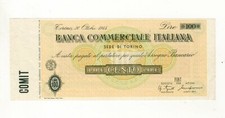 100 LIRE RSI - BANCA