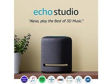 Amazon Echo Studio - Altoparlante intelligente ad alta fedeltà con audio 3D e Alexa