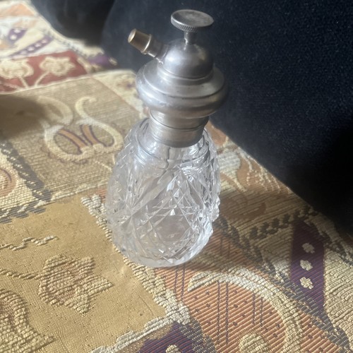 Vintage cut crystal glass - cut,