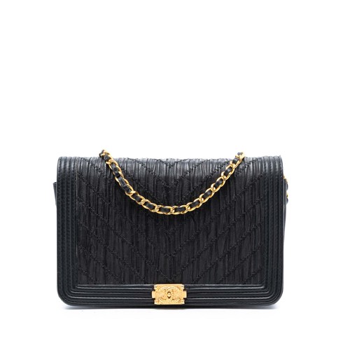 Chanel pleated crumpled - pleated,