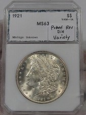 BU 1921 Dollaro Morgan