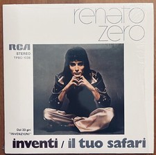 Renato Zero Inventi / Il Tuo Safari RDS 2018 Vinile Giallo