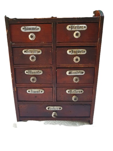 Cassettiera porta spezie