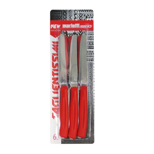 Set pezzi coltelli tavola - 6,