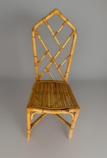 Sedia In Bambù Anni ‘70