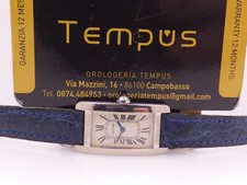 OROLOGIO DONNA CARTIER TANK AMERICAINE LADY 2489 ORO BIANCO 18 KT ANNI 2000
