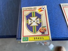 ESPANA 82 PANINI FIFA WORL CUP  SCUDETTO BRASIL N 364  NUOVO MAI MANEGGIATO