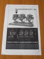 OFFICINA MECCANICA OLIVETTI TRAPANO MODELLO TS 5B 3 MACCINARIO 1943 LAVORO