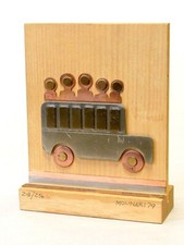 A575_Mario MOLINARI Scultura metallo su struttura in legno -esemplare 218 di 250