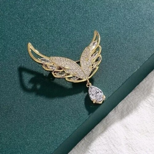 Spilla ali donna diamante
