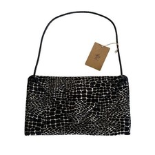 Borsetta fatta a mano nera