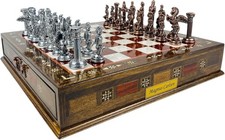 Antico set scacchi con