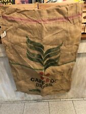 Sacco  pubblicitario Caffè do Brasil di iuta juta per arredamento bar ristoranti