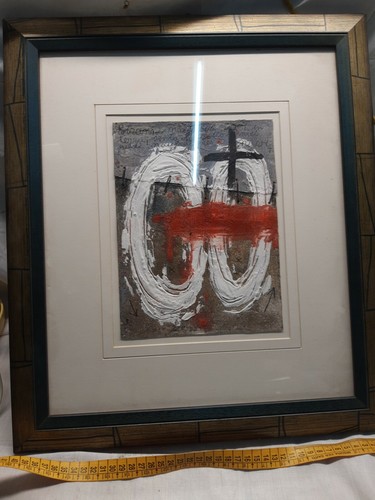 Quadro olio cartoncino - su,