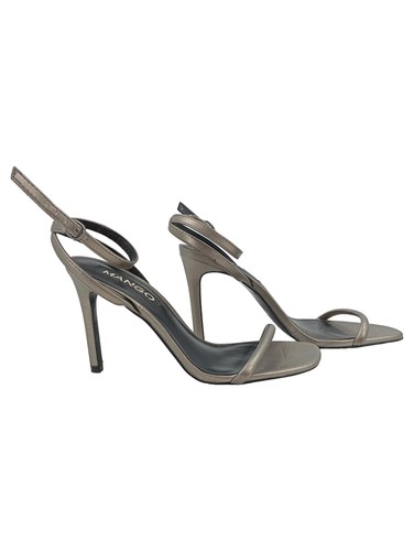 Mango sandali donna argento - mango,