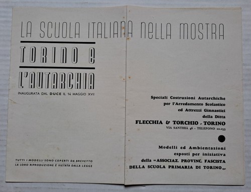 Torino autarchia la scuola - torino,