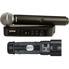 SHURE BLX24E/SM58 radiomicrofono palmare professionale wireless + borsa + pinza