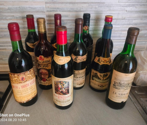 Lotto bottiglie vino da - bottiglie,