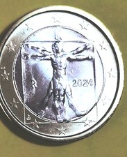 ITALIA 2 monete 1 € 2024  -