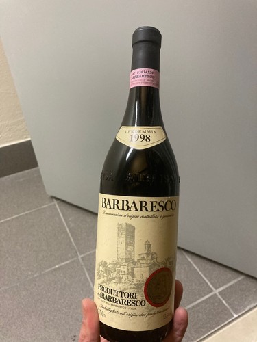 Vino barbaresco annata - , 1998