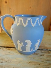 WEDGWOOD JASPER AZZURRO PORCELLANA BROCCA CARAFFA MITOLOGIA CAMMEO Jug