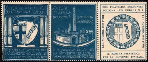 1929 italia poster - poster, francobollo