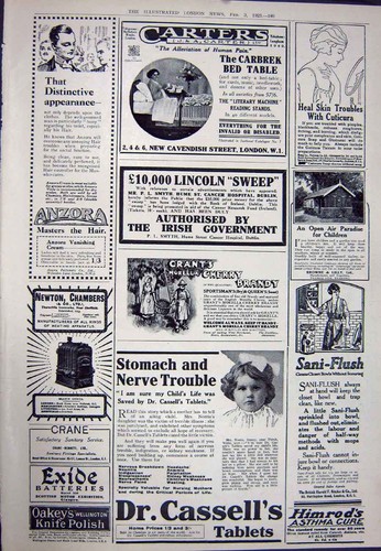 Antica vecchia stampa 1923