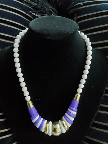 Collana girocollo bianca - ,