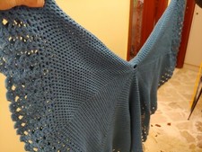 scialle uncinetto in acrilico