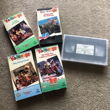 Kidsongs VHS Videos Lot Vintage Children's music Songs 5 Tape set Christmas