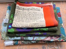Job Lot Of Textiles 60s Table